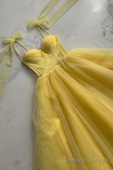 Cute Spaghetti Strap Prom Dress Evening Dresses