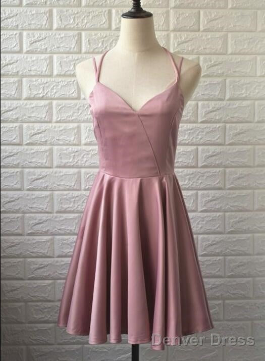 Cute Straps Short Party Dresses, Homecoming Dress , Lovely Teen Dress