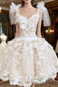 Cute Tulle Applique Short Dress, Homecoming Dresses