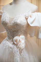 Cute Tulle Lace Homecoming Dresses, Off Shoulder Short Prom Dresses