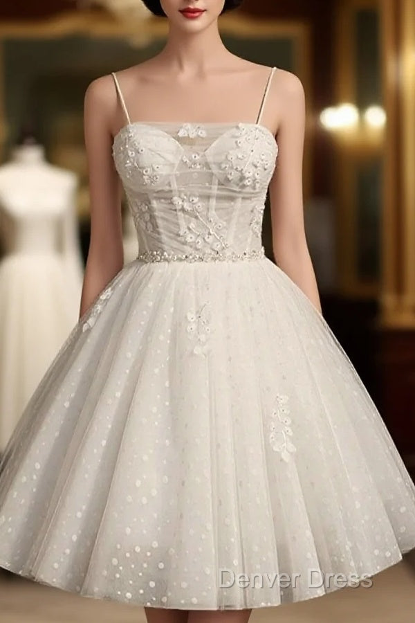 Cute Tulle Short A Line Dress Prom Dress Homecoming Dresses Main image