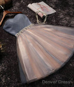 Cute Tulle Short Prom Dress For Teens, Homecoming Dresses
