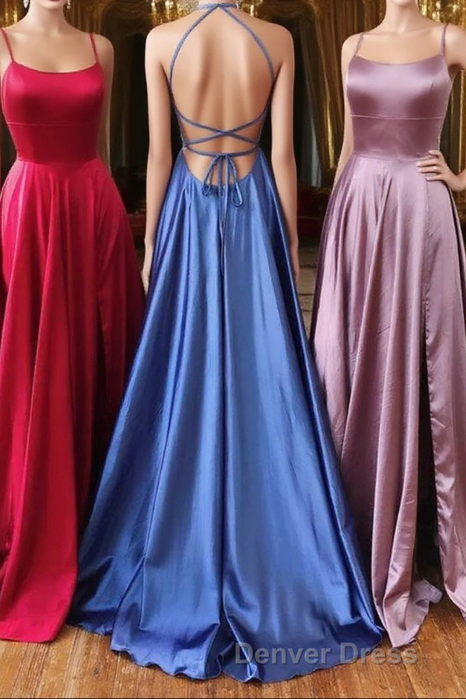 Sexy Backless Prom Dresses Long, Dresses For Graduation Party, Evening Dresses, Formal Dresses