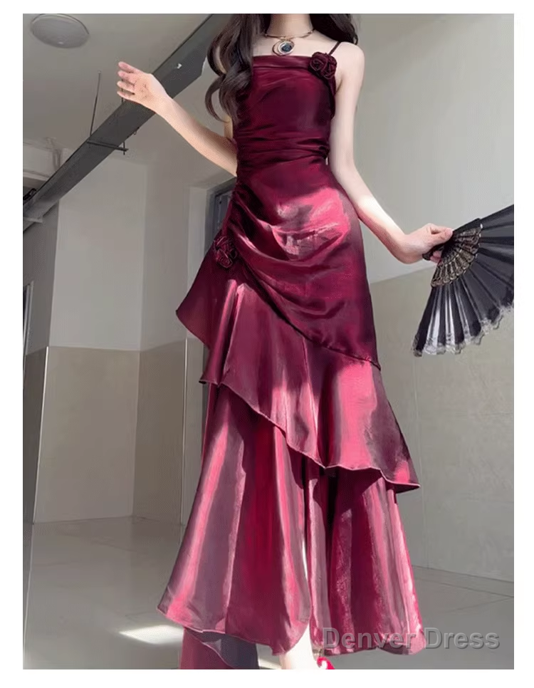 Fishtail Prom Dress French Style Straps Prom Dresses Secondary image