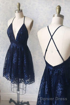 Dark Green Homecoming Dress, Short Hoco Dresses