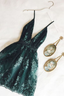 Dark Green Homecoming Dress, Short Hoco Dresses
