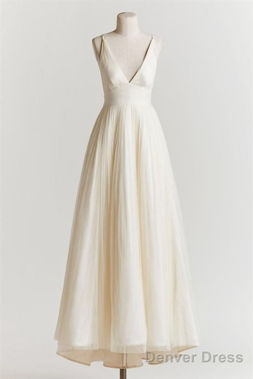 Deep V Neck Prom Dress,White Prom Dress,Fashion Prom Dress,Sexy Prom Dress,Custom Made Prom Dresses