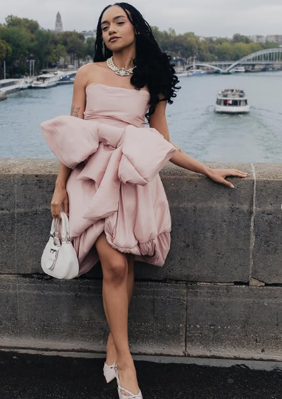 Design Pink Tube Top Bow Irregular 17Th Birthday Homecoming Dresses