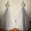 Elegant A-line Short Illusion Sleeve Appliques Rhinestone Lace Up Back Floor Length Wedding Dress