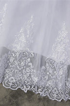 Elegant Appliques Lace Tulle A-line Wedding Dresses