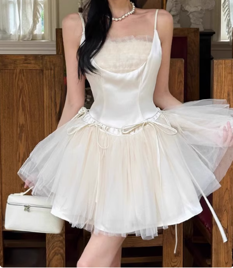 Elegant Ballet Style Strapless Tulle A-Line Birthday Short Skirt Homecoming Dresses Secondary image