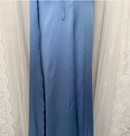 Elegant Blue Mermaid One-Shoulder Sequin Beaded Long Prom Dresses Evening Dresses
