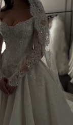 Elegant Bridal Dress Ball Gowns Off The Shoulder White Lace Wedding Dresses Minimalist Bridal Gown