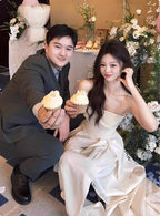Elegant Ivory Strapless High-Slit Satin Train Prom Dresses Evening Dresses Wedding Dresses