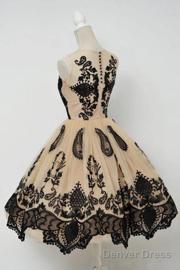 Elegant Jewel Ball Gowns Homecoming Dresses With Black Lace Secondary image