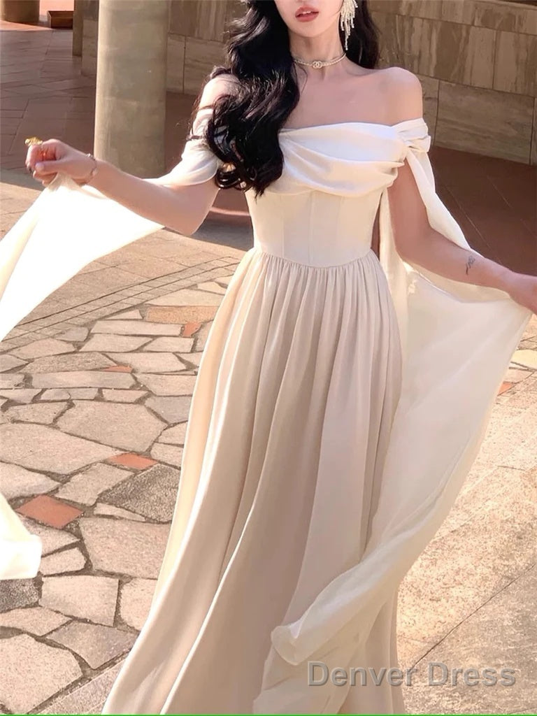 Elegant New Fashion Prom Ladies Vestido Vintage Long Prom Dresses