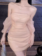 Elegant One-Shoulder Design Hip-Hugging 19Th Birthday Homecoming Dresses