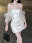 Elegant One-Shoulder Design Hip-Hugging 19Th Birthday Homecoming Dresses
