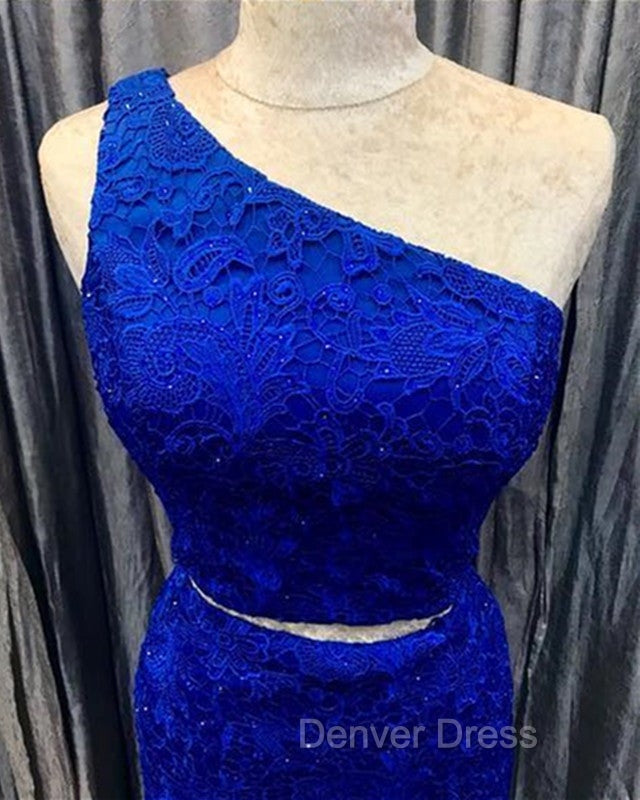 Elegant One Shoulder Homecoming Dress Two Piece Prom Short Dresses