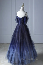 Elegant Purple Stars A-Line Prom Dresses Love Elegant Purple Star Lolita
