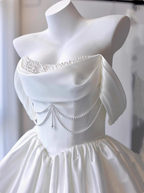 Elegant Satin One Shoulder Short Birthday Dress Homecoming Dresses