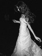 Elegant Sheath Off The Shoulder White Slit Sequin Prom Dress Long Prom Dresses