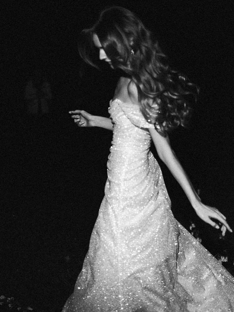 Elegant Sheath Off The Shoulder White Slit Sequin Prom Dress Long Prom Dresses
