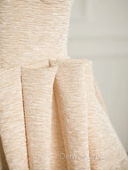 Elegant Sweetheart Neck Satin Long Prom Dresses Ball Gowns