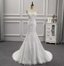 Elegant White Mermaid Sweetheart Neck Lace Train Wedding Dresses