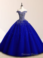 Emerald Green Sequin Prom Dresses Beaded Quinceanera Dresses