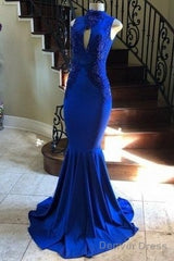 Evening Maxi Dress Sleeveless Mermaid Prom Dress