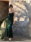Green Women Sexy Sequin Strap Dress Spring Summer Elegant Vintage Prom Club Dresses Fashion One Piece Clothes