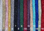 Plunging V Neck Sparkle White Sequined Strapless Prom Dresses