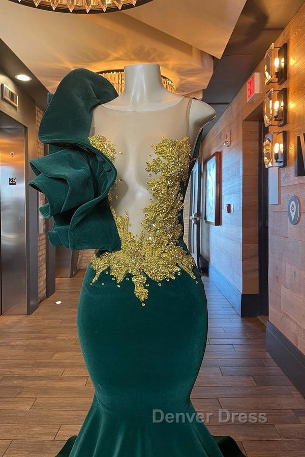 Fabulous Long Sleeveless Meimaid Prom Dresses With Beading