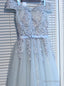 Fancy A Line Scoop Burgundy Short Prom Dress Chic Homecoming Dresses