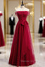 Fancy Tulle Off the Shoulder Beading Prom Dresses