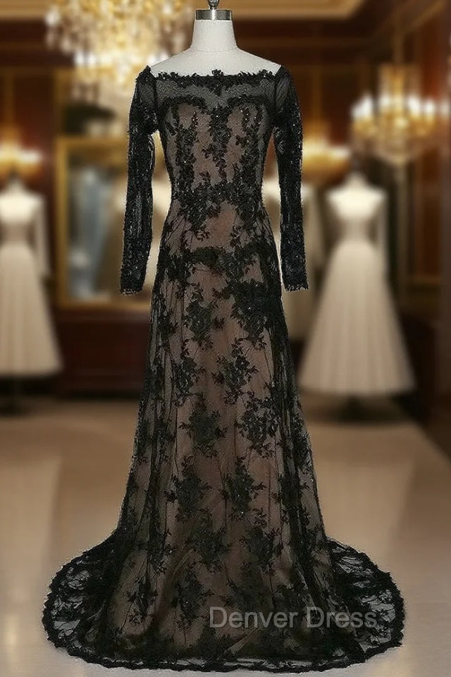 Fashion A Line Beaded Prom Dress Mother of the Bride Dresses robe de soiree Main image