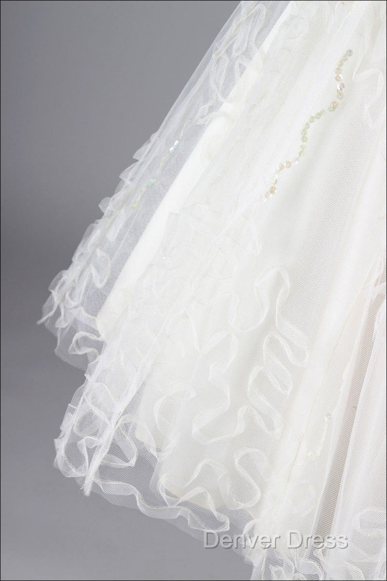 Fashion A Line Lace Prom Dresses, Short Straps Homecoming Dresses