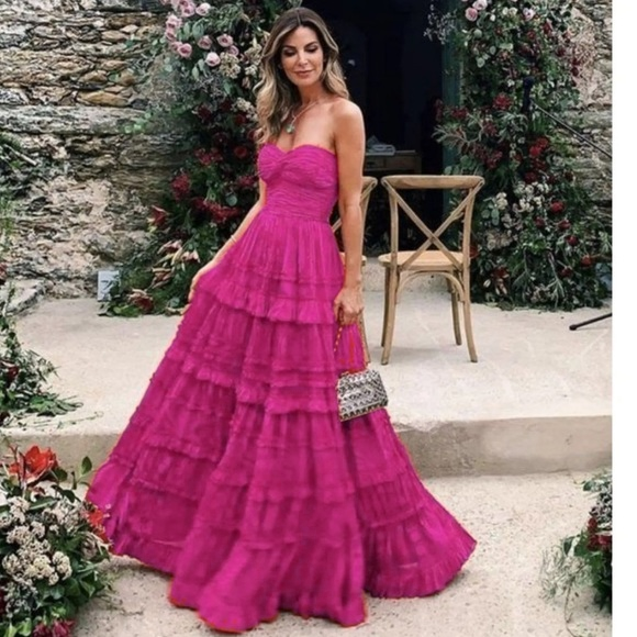 Fashion Red Prom Dress Long Sexy Prom Dresses Secondary image
