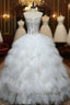 Fashion Wedding Dresses Sexy High Quality Feather Princess Wedding Gowns