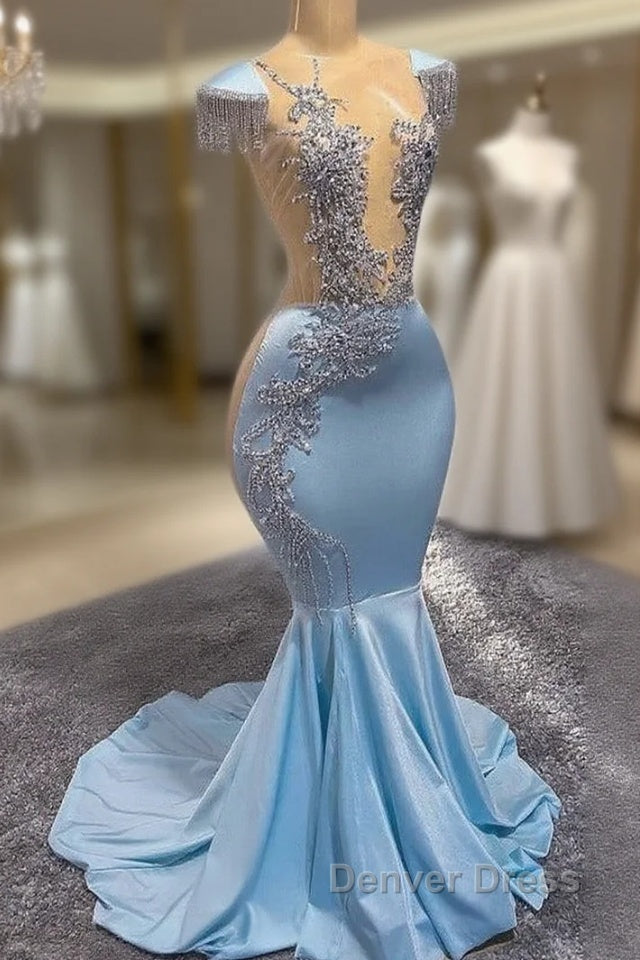Long embellished Prom Dress, bridal Gowns, engagement Dresses Main image