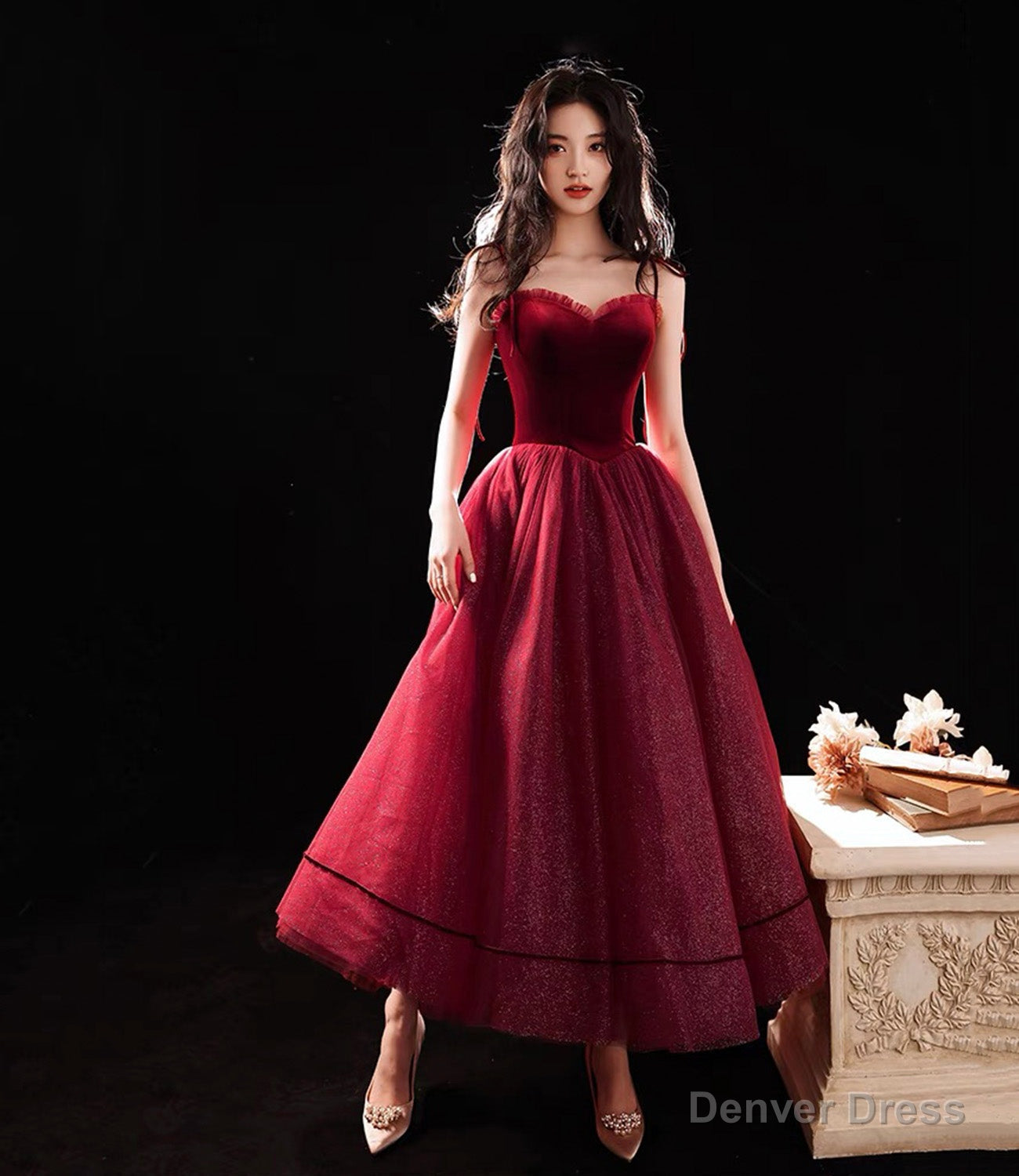 Cute tulle short prom dress cocktail dress Main image