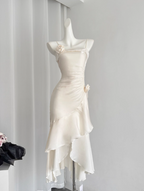 Fishtail Ruffled Suspender Dress Birthday Dresses