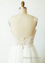 Floor Length A Line Sweetheart Wedding Dresses