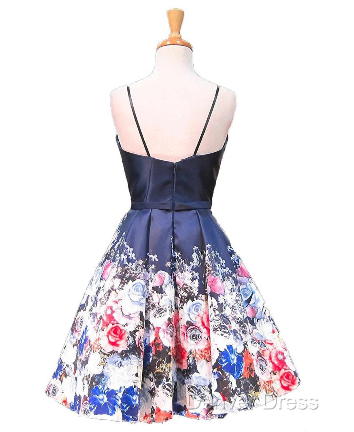 Floral Prom Short Homecoming Dresses