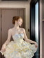 French Ball Gowns Strapless Short Champagne Lolita Dress Prom Dresses Birthday Outfits