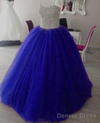 Fully Crystal Beaded Sweetheart Ball Gown Wedding Dresses