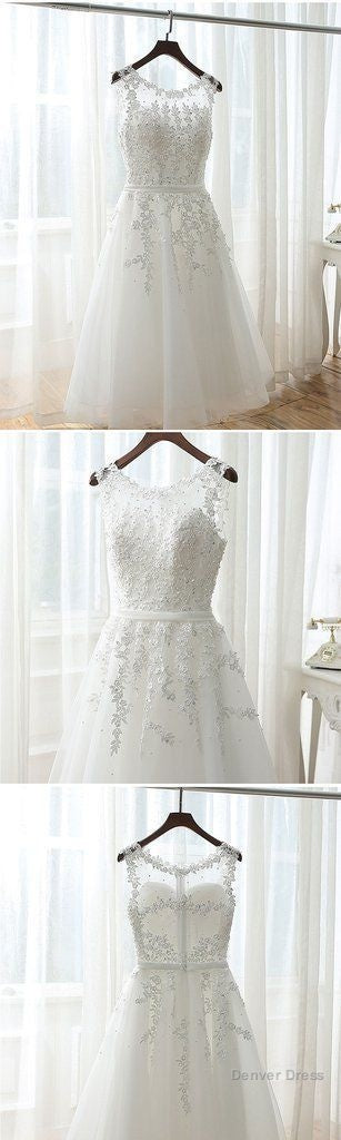 Charming A Line Lace Short Prom Dress, Lace Homecoming Dresses Main image