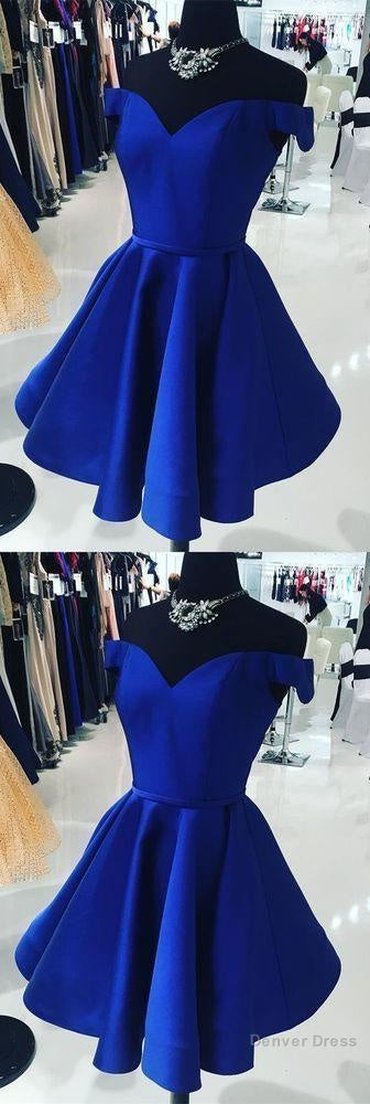 Short Royal Blue Prom Dress, Homecoming Dresses, Back To Schoold Prom Gowns