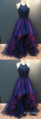 High Low Prom Dresses, Ombre Prom Dresses, Asymmetric Prom Dresses, Front Short Long Back Prom Dresses